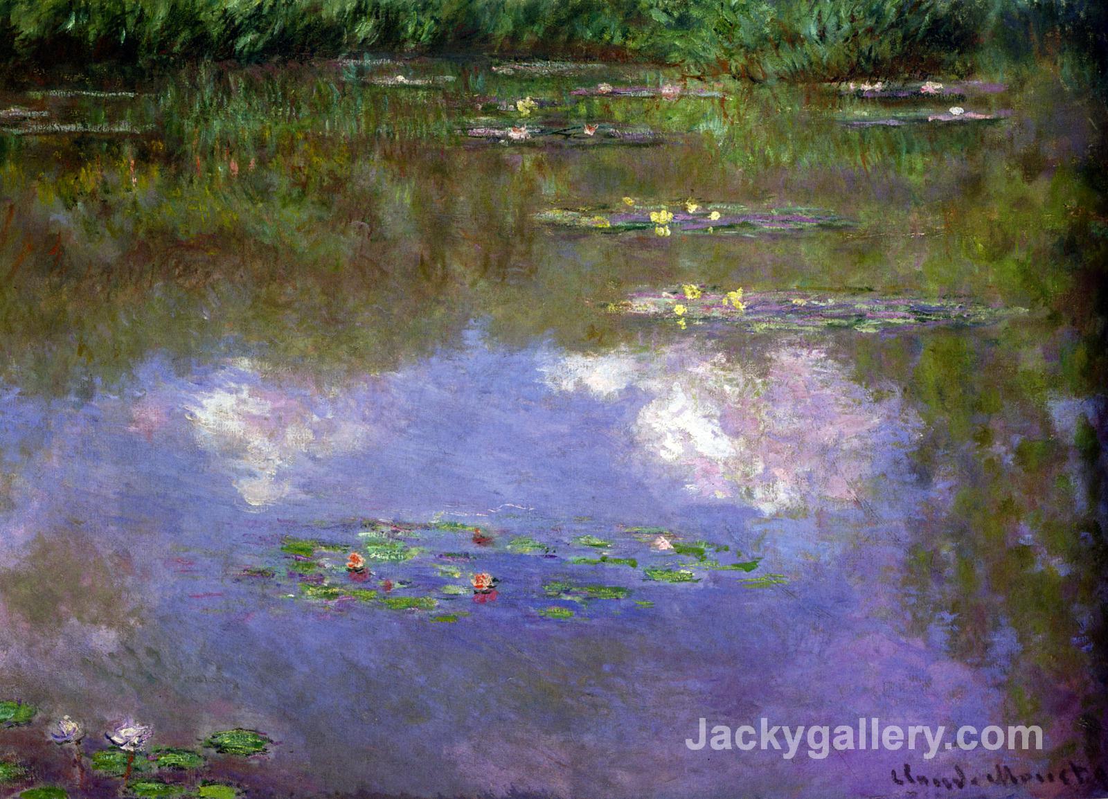 Water Lilies, The Clouds by Claude Monet paintings reproduction
